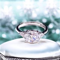 Anello Stocco Gioielli Donna in Argento Zircone AAS 131